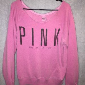 Pink VS sweatshirt size medium